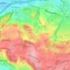 Mapa topográfico Lower Failand, altitud, relieve