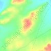 Mapa topográfico Loma Larga, altitud, relieve