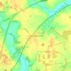Mapa topográfico Campsea Ashe, altitud, relieve