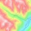 Mapa topográfico Calaminahuasi, altitud, relieve