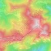 Mapa topográfico Tremalzo, altitud, relieve