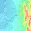 Mapa topográfico Apartadó, altitud, relieve