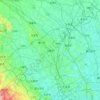 Mapa topográfico 上尾市, altitud, relieve