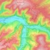 Mapa topográfico Gemünd, altitud, relieve