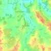 Mapa topográfico Mattingley, altitud, relieve