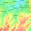 Mapa topográfico Mapledurwell, altitud, relieve