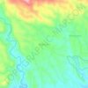 Mapa topográfico Mekarsari, altitud, relieve