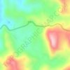 Mapa topográfico Brumadinho, altitud, relieve
