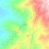Mapa topográfico Modayag, altitud, relieve