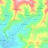 Mapa topográfico El Cambur, altitud, relieve