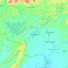 Mapa topográfico Camatagua, altitud, relieve