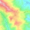 Mapa topográfico Sorá, altitud, relieve