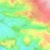Mapa topográfico Dinder, altitud, relieve