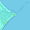 Mapa topográfico Corumbau, altitud, relieve