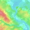 Mapa topográfico Le Pont de Saint-Sulpice, altitud, relieve