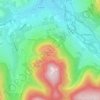 Mapa topográfico Wanne, altitud, relieve