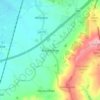 Mapa topográfico Brookthorpe, altitud, relieve