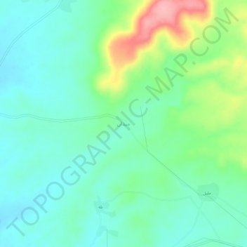 Mapa topográfico Maydan, altitud, relieve
