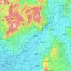 Mapa topográfico 高槻市, altitud, relieve