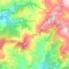 Mapa topográfico San Presto, altitud, relieve