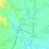 Mapa topográfico Tuburan Sulbod, altitud, relieve