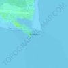 Mapa topográfico Cape Hatteras, altitud, relieve