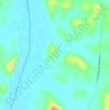 Mapa topográfico Capita, altitud, relieve