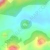 Mapa topográfico Volcán Tuxtepec, altitud, relieve
