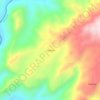 Mapa topográfico Calabazo, altitud, relieve