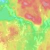 Mapa topográfico Penarp, altitud, relieve