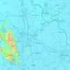 Mapa topográfico Ha Nam province, altitud, relieve