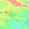 Mapa topográfico Nerva, altitud, relieve
