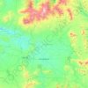 Mapa topográfico Ixmiquilpan, altitud, relieve