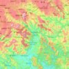 Mapa topográfico Hà Giang Province, altitud, relieve