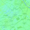 Mapa topográfico Hậu Giang Province, altitud, relieve