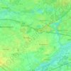 Mapa topográfico 2520, altitud, relieve