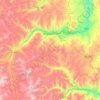 Mapa topográfico Huancavelica, altitud, relieve