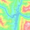 Mapa topográfico Phường Sông Đà, altitud, relieve
