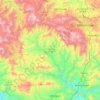 Mapa topográfico Chilpancingo de los Bravo, altitud, relieve