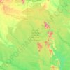 Mapa topográfico Parque Nacional Natural Sierra de Chiribiquete, altitud, relieve