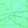 Mapa topográfico Thị trấn Bình Phú, altitud, relieve