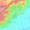 Mapa topográfico Belén de los Andaquíes, altitud, relieve