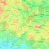 Mapa topográfico Lạng Sơn Province, altitud, relieve