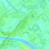 Mapa topográfico Yên Viên, altitud, relieve