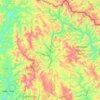 Mapa topográfico ຊ່ອນ, altitud, relieve