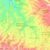 Mapa topográfico San Antonio Ilotenango, altitud, relieve