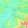Mapa topográfico Melipilla, altitud, relieve