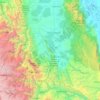 Mapa topográfico Oxapampa, altitud, relieve