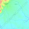 Mapa topográfico Albania, altitud, relieve