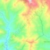 Mapa topográfico Hato Chamí, altitud, relieve